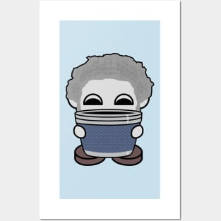 Grandpa Yo O'BOT Sips Tea Party Series (Travel Mug) Posters and Art